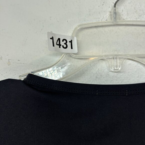 J.McLaughlin Womens Catalina Cloth black medium Classic Signature 3/4 Sleeve Top - Picture 10 of 11